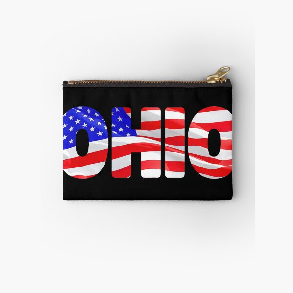 Item preview, OHIO - United States of America Red White and Blue Sticker Tee Shirt designed and sold by Adam Gormley.