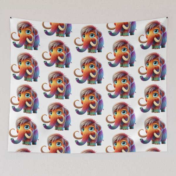 Item preview, Adorable Woolly Mammoth designed and sold by Sillytoe.
