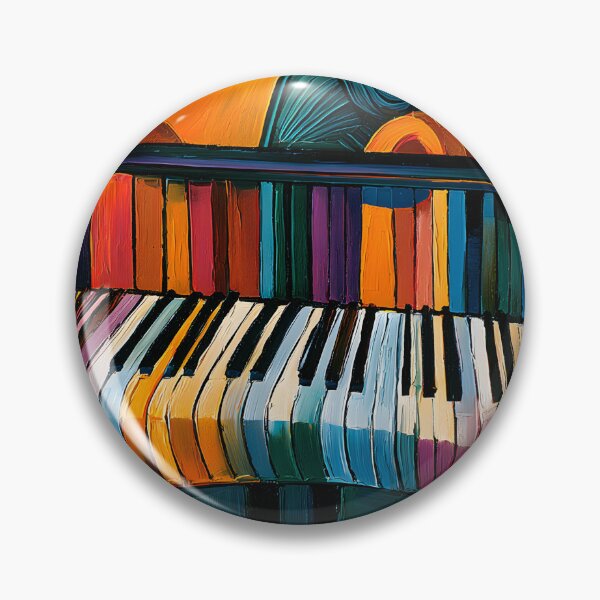 Item preview, Futuristic Grand Piano Fantasia - Swirling Colors Whimsical Keys and a Symphony of Artistic Expression designed and sold by OlfactoART Studio.