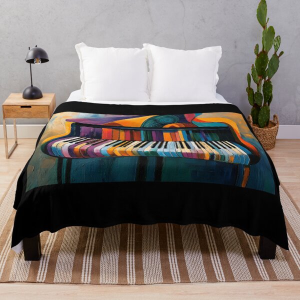 Item preview, Futuristic Grand Piano Fantasia - Swirling Colors Whimsical Keys and a Symphony of Artistic Expression designed and sold by OlfactoART Studio.