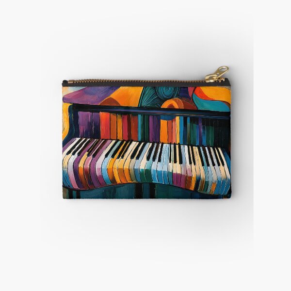 Item preview, Futuristic Grand Piano Fantasia - Swirling Colors Whimsical Keys and a Symphony of Artistic Expression designed and sold by OlfactoART Studio.