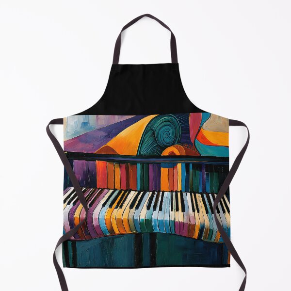 Item preview, Futuristic Grand Piano Fantasia - Swirling Colors Whimsical Keys and a Symphony of Artistic Expression designed and sold by OlfactoART Studio.