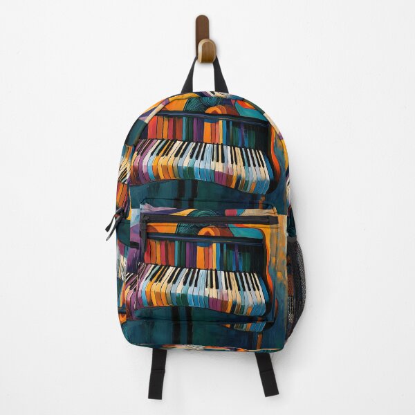 Item preview, Futuristic Grand Piano Fantasia - Swirling Colors Whimsical Keys and a Symphony of Artistic Expression designed and sold by OlfactoART Studio.