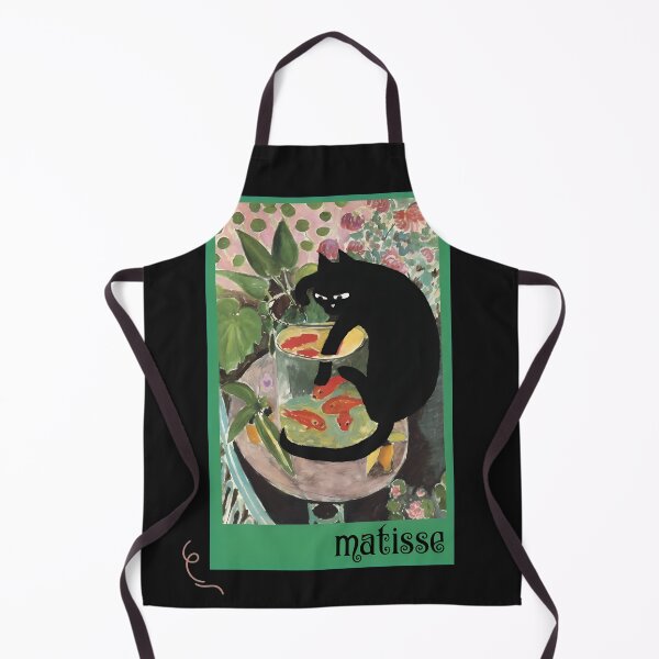 Item preview, Art Style Cat Goldfish Bowl Print designed and sold by folk-4-arts.