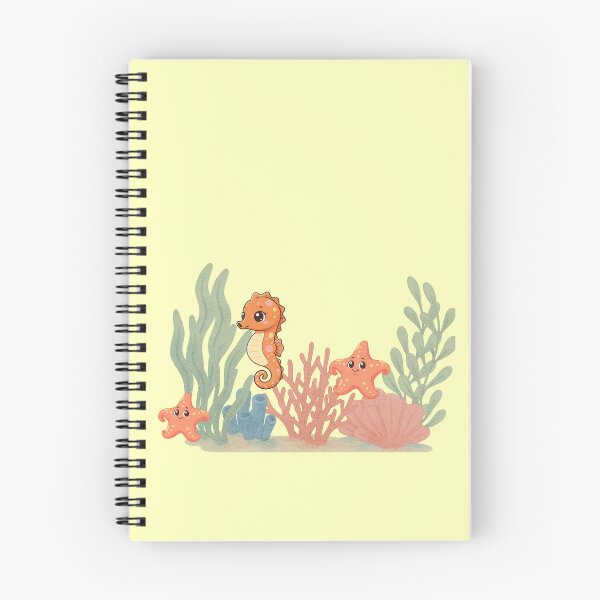 Item preview, This charming lustration of me Cute Seahorses, some Starfish, and Coral Reef  Design for children  designed and sold by MKTreasures.