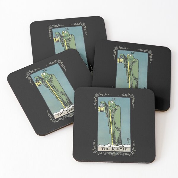 Item preview, Frog Hermit Tarot IX Parody designed and sold by folk-4-arts.