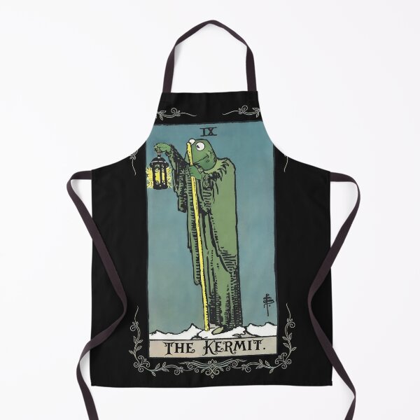 Item preview, Frog Hermit Tarot IX Parody designed and sold by folk-4-arts.