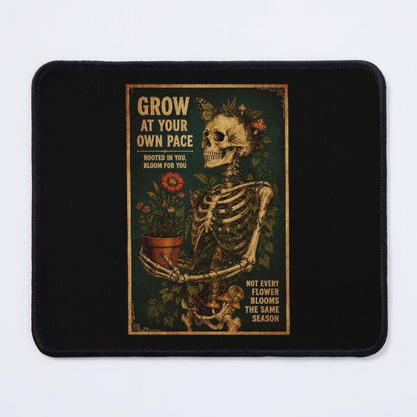 Item preview, Grow At Your Own Pace Vintage Botanical Skeleton designed and sold by ferminhays.