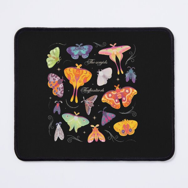 Item preview, Vibrant Moth Collection Illustration designed and sold by folk-4-arts.