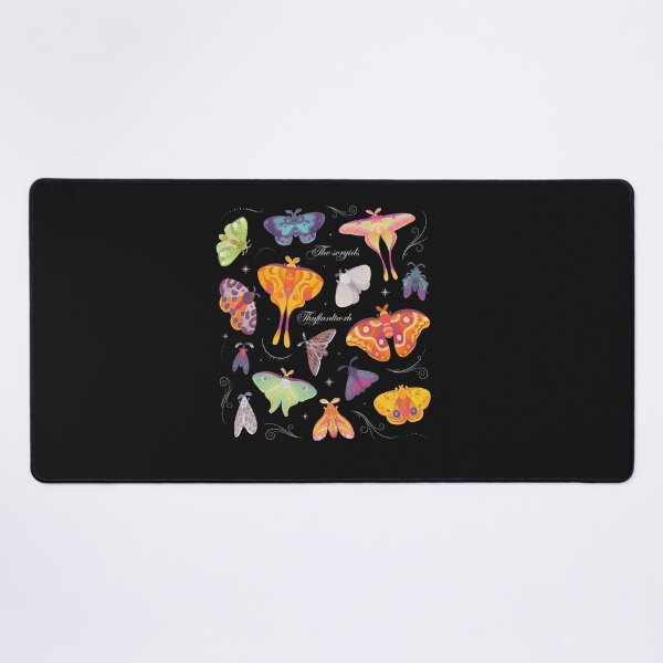 Item preview, Vibrant Moth Collection Illustration designed and sold by folk-4-arts.