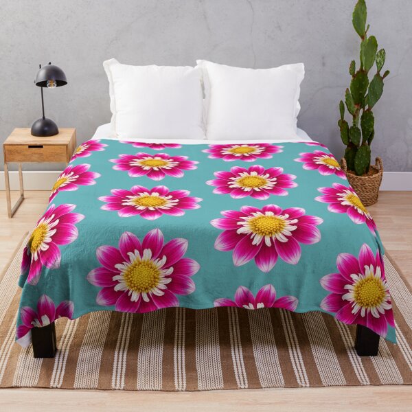 Item preview, Vibrant Pink Dahlia Flower designed and sold by MoonlitWhiskers.