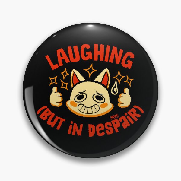 Item preview, Laughing (But in Despair) Red designed and sold by World Domination For Cats ®.