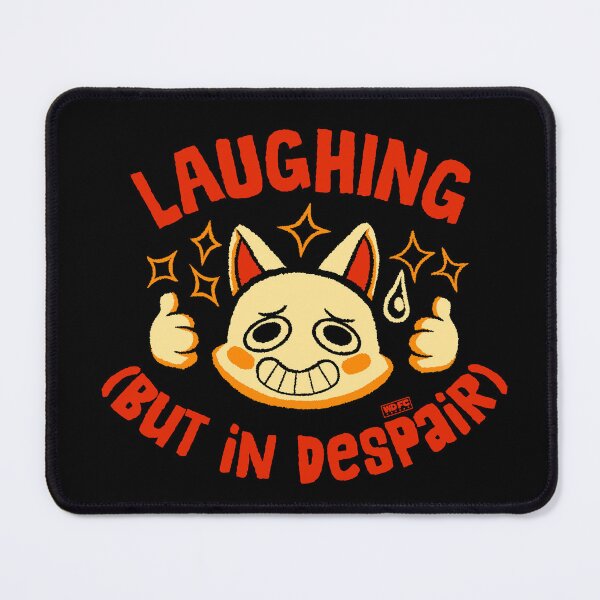 Item preview, Laughing (But in Despair) Red designed and sold by World Domination For Cats ®.