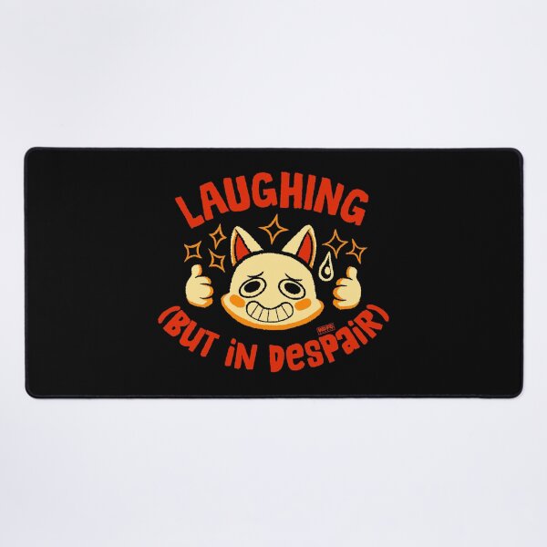 Item preview, Laughing (But in Despair) Red designed and sold by World Domination For Cats ®.