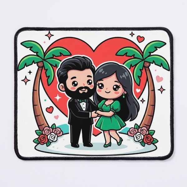 Item preview, Cute Romantic Couple Design designed and sold by morning sun.