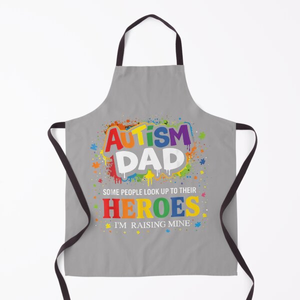 Item preview, Autism Dad Puzzles Proud Son Hero Autism Awareness designed and sold by KathieFaugh.