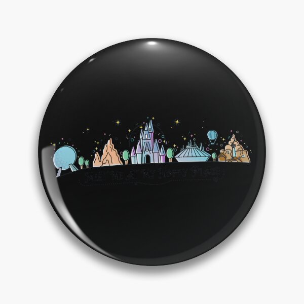 Item preview, Happy Place Theme Park Skyline Pastel Minimalist designed and sold by MiniStars9897.