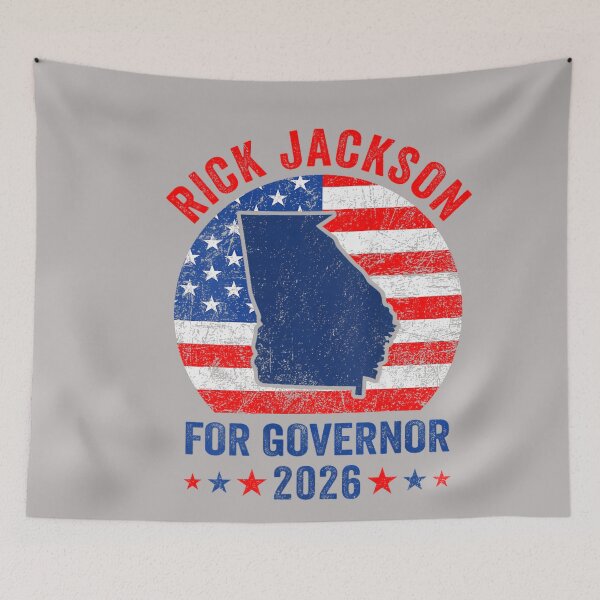Item preview, Rick Jackson for Georgia Governor 2026 Republican Campaign Tank Top designed and sold by GreggRoss.