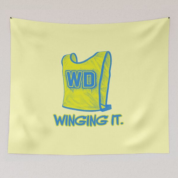 Item preview, WD Wing Defence- Netball -Winging It! designed and sold by Hello Bee Bee.
