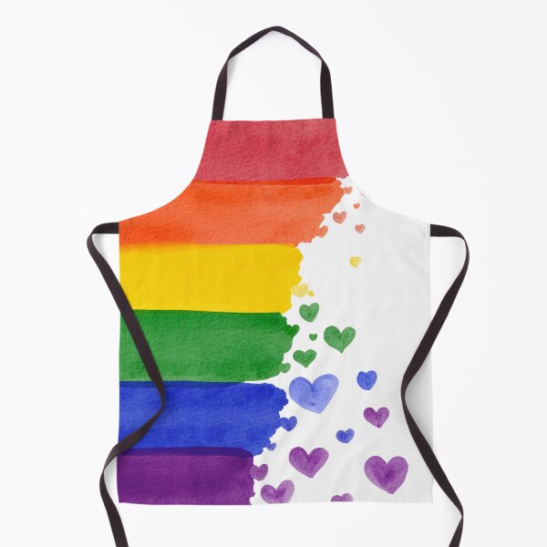 Item preview, Rainbow of Hearts Watercolor Pride designed and sold by Cherry Emporium.