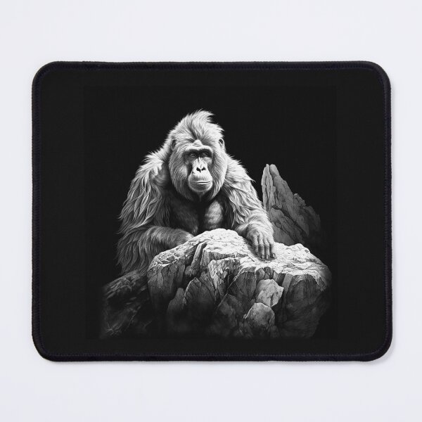 Item preview, Black and White Gorilla on Rocky Mountain Wildlife Art designed and sold by inkoutninja.