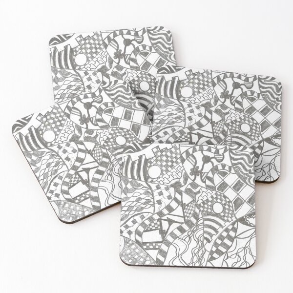 Item preview, A wave of lines and shapes designed and sold by KJ-Abstracts.
