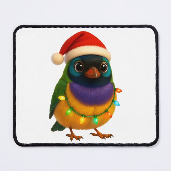 Item preview, Christmas Gouldian Finch designed and sold by Sillytoe.