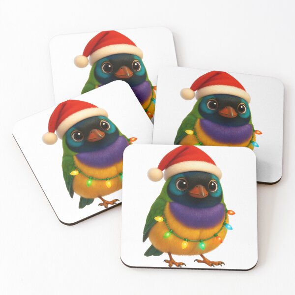 Item preview, Christmas Gouldian Finch designed and sold by Sillytoe.