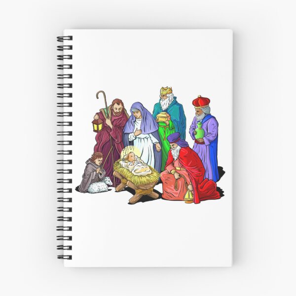 Item preview, Colorful Christmas Nativity Scene designed and sold by MurphyMorganGifts.
