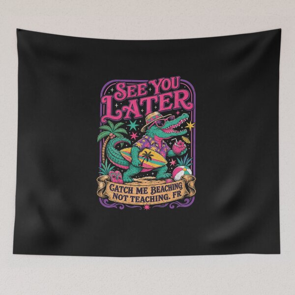 Item preview, End of School Year Teacher Catch Me Beaching Not Teaching designed and sold by FrankIsabel.