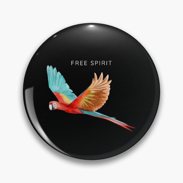 Item preview, Free Spirit Parrot – Colorful Tropical Bird Design designed and sold by Lynn Creates.