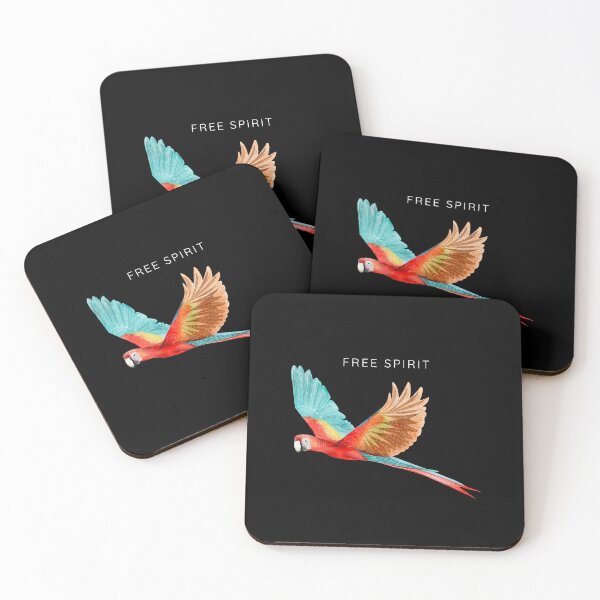 Item preview, Free Spirit Parrot – Colorful Tropical Bird Design designed and sold by Lynn Creates.