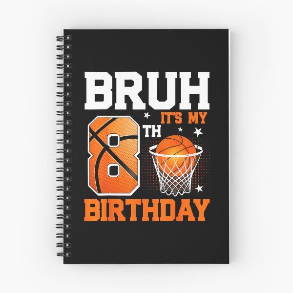 Item preview, Funny Basketball 8th Birthday for Eight Year Old Players designed and sold by allistermariam.