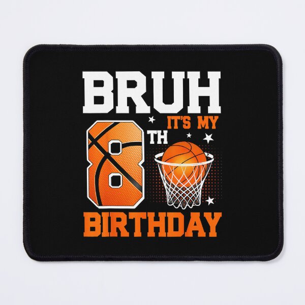 Item preview, Funny Basketball 8th Birthday for Eight Year Old Players designed and sold by allistermariam.