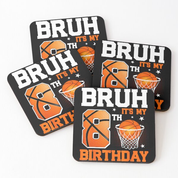 Item preview, Funny Basketball 8th Birthday for Eight Year Old Players designed and sold by allistermariam.
