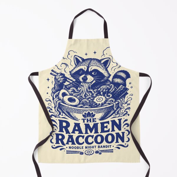 Item preview, The Ramen Raccoon Noodle Night Bandit designed and sold by 89shirts.