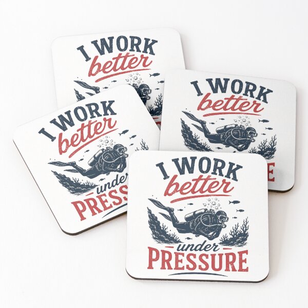 Item preview, I Work better under pressure  designed and sold by Peycer.