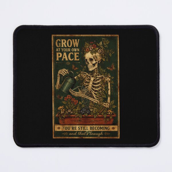 Item preview, Grow At Your Own Pace Botanical Skeleton Garden Vintage designed and sold by ferminhays.