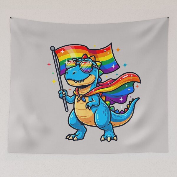 Item preview, Ally Gay Lesbian Pride Funny Rainbow Flag LGBTQ Women Men designed and sold by MabelWells.