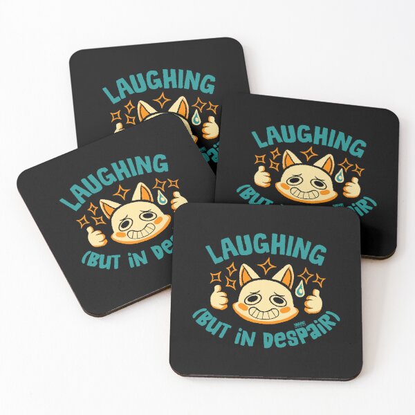 Item preview, Laughing (But in Despair)  designed and sold by World Domination For Cats ®.