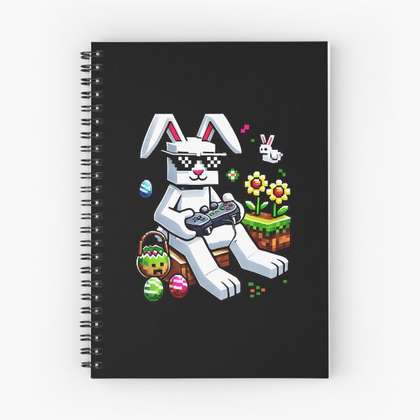 Item preview, Easter Gamer Bunny With Colorful Eggs Pixel Celebration designed and sold by FGTV2021.