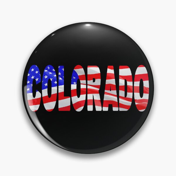 Item preview, COLORADO - United States of America Red White and Blue Sticker Tee Shirt designed and sold by Adam Gormley.