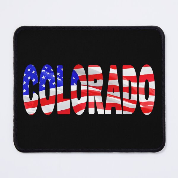 Item preview, COLORADO - United States of America Red White and Blue Sticker Tee Shirt designed and sold by Adam Gormley.