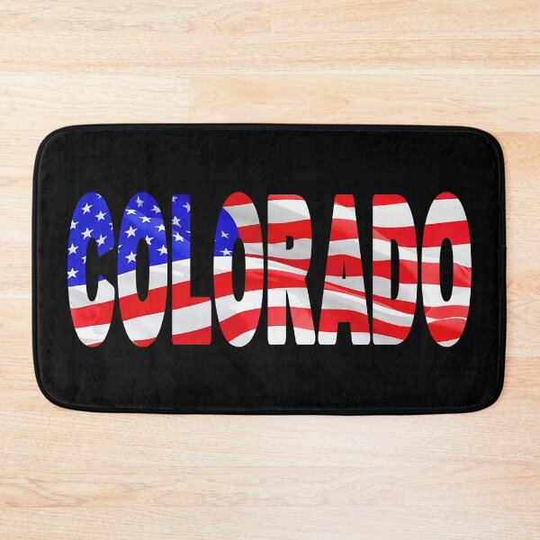 Item preview, COLORADO - United States of America Red White and Blue Sticker Tee Shirt designed and sold by Adam Gormley.