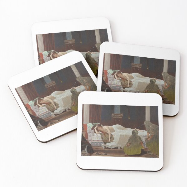 Item preview, Nia Itto Gallery - Telepathic plasma maids -referencing Alexandre Cabanel - oil painting designed and sold by NIA ITTO GALLERY - Art of John Wyborn.