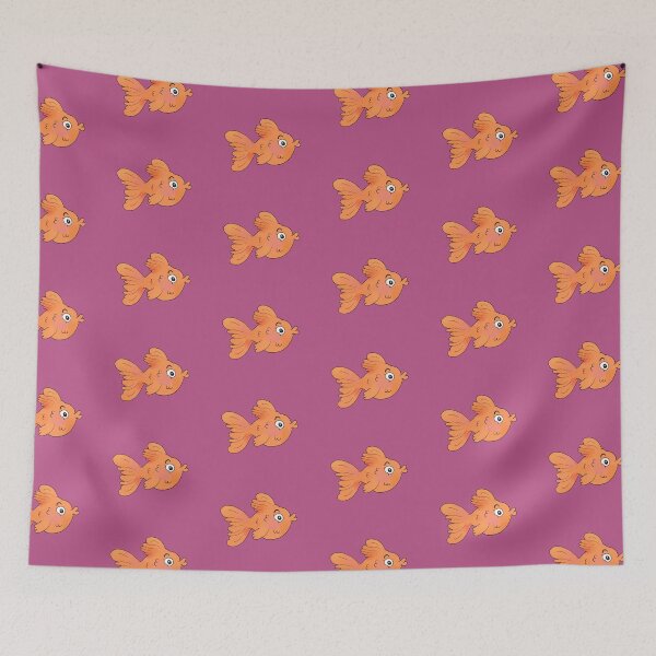Item preview, Fish Tank Life (Purple) designed and sold by yellowflowerhut.