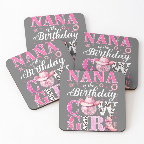 Item preview, Nana of The Birthday Cowgirl Pink Western Rodeo Girls Bday Tank Top designed and sold by KristineLi.