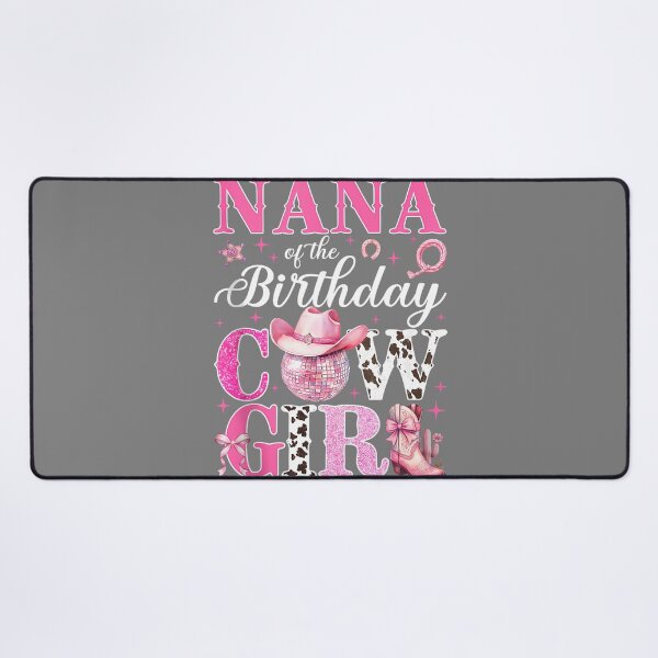 Item preview, Nana of The Birthday Cowgirl Pink Western Rodeo Girls Bday Tank Top designed and sold by KristineLi.