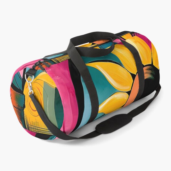 Item preview, Sunflower in Motion - A Striking Abstract Bloom Filled with Bold Color and Radiant Energy designed and sold by OlfactoART Studio.