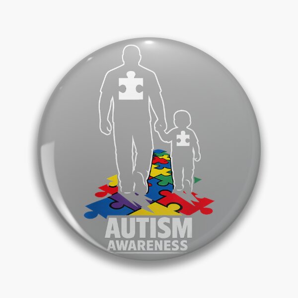 Item preview, Autism Dad Walking Together Puzzle designed and sold by KathieFaugh.